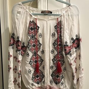 Red London Blouse