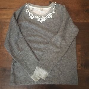J. Crew sweatshirt with appliqué