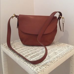 Vintage Coach-Shoulder/Cross-body Leather Bag