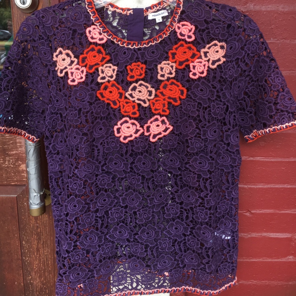 Anthropology manoush top