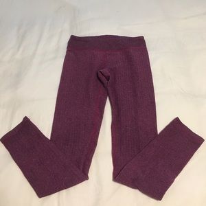 Ivivva fuchsia full length leggings