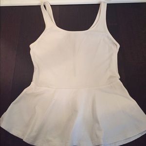 Peplum tank top