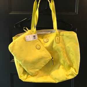 Coach bag. Great for a weekend get away! NWT