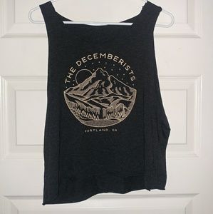 Decemberists Band Crop Top