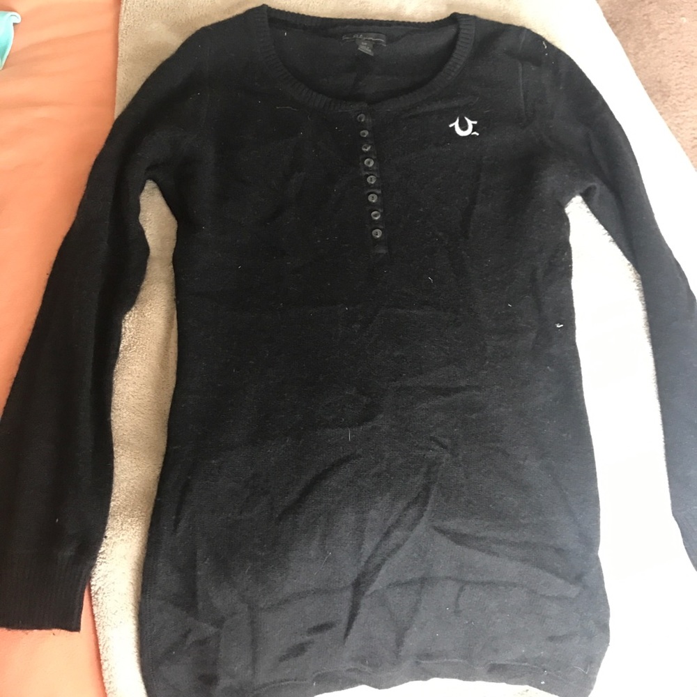 True religion cashmere sweater