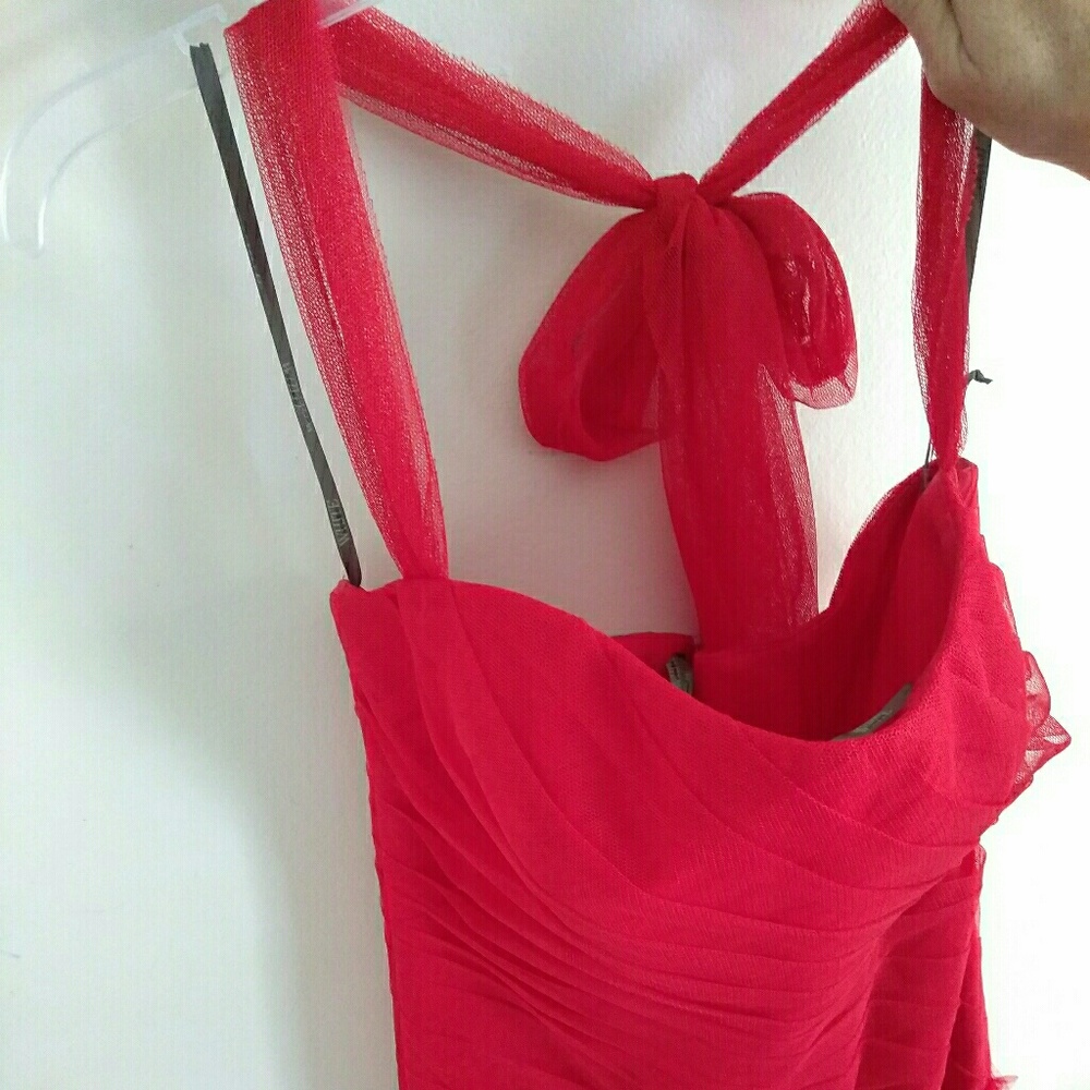 Red dress never worn tags still on it