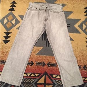 MEN'S GREY LEVI'S (STRIAGHT-LEG) 30x32