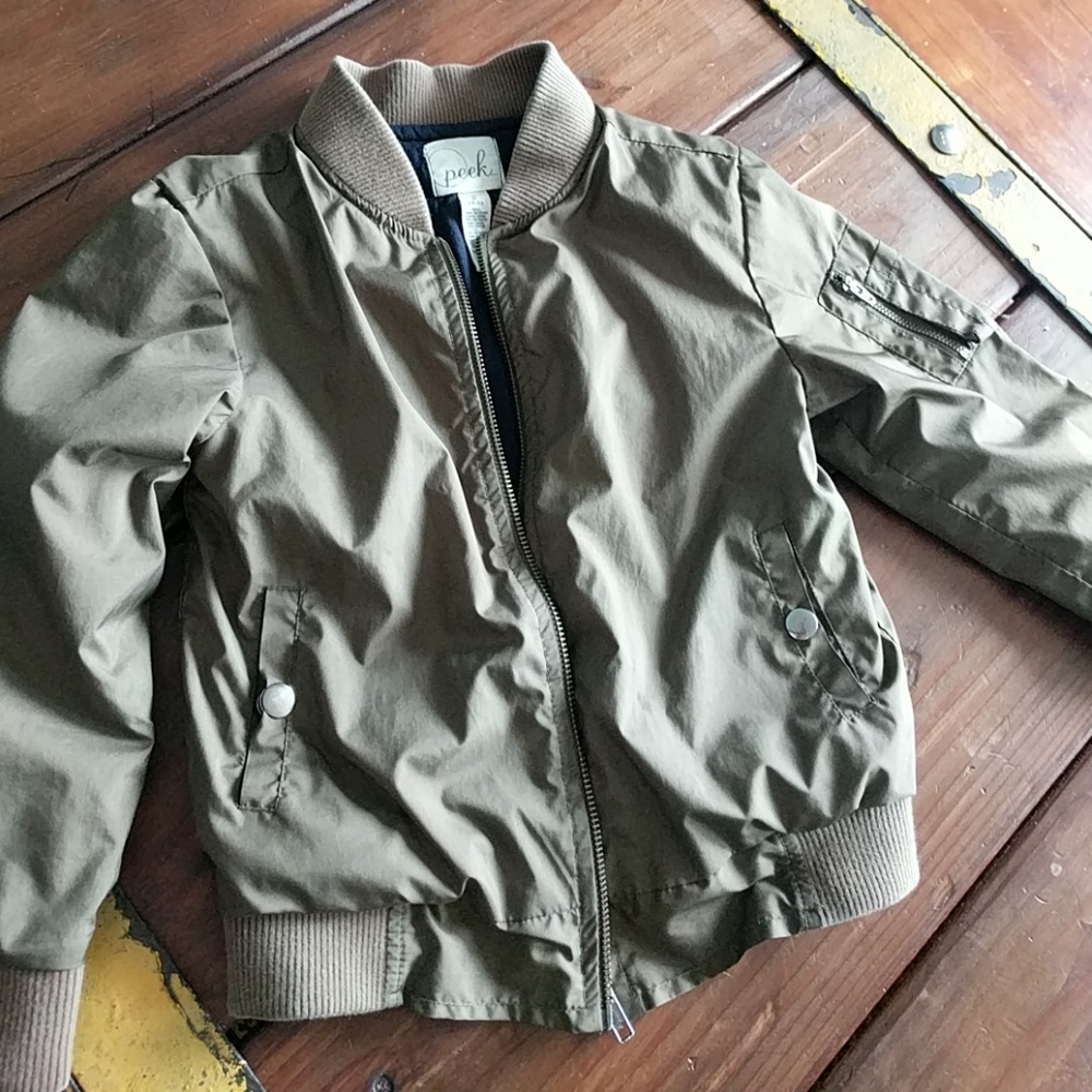 Peek boys olive jacket