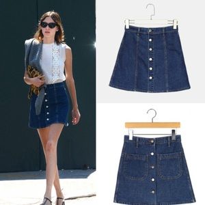 High Waisted Denim Skirt!!!!!