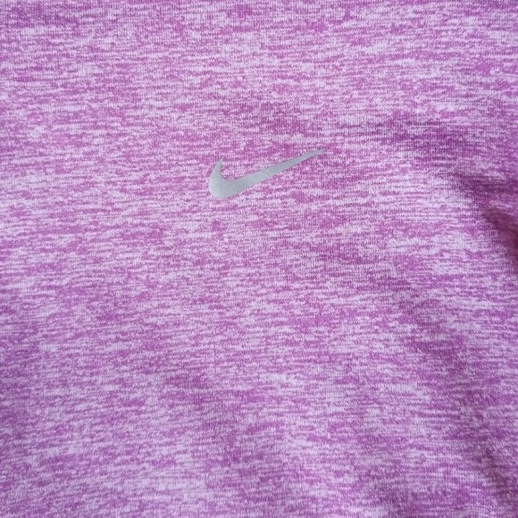 Nike dri fit 3/4 zip long sleeve running shirt - Picture 4 of 4