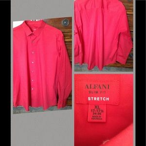 Alfani Men's Red Dress Shirt