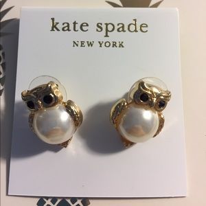 Kate spade earrings cute owl