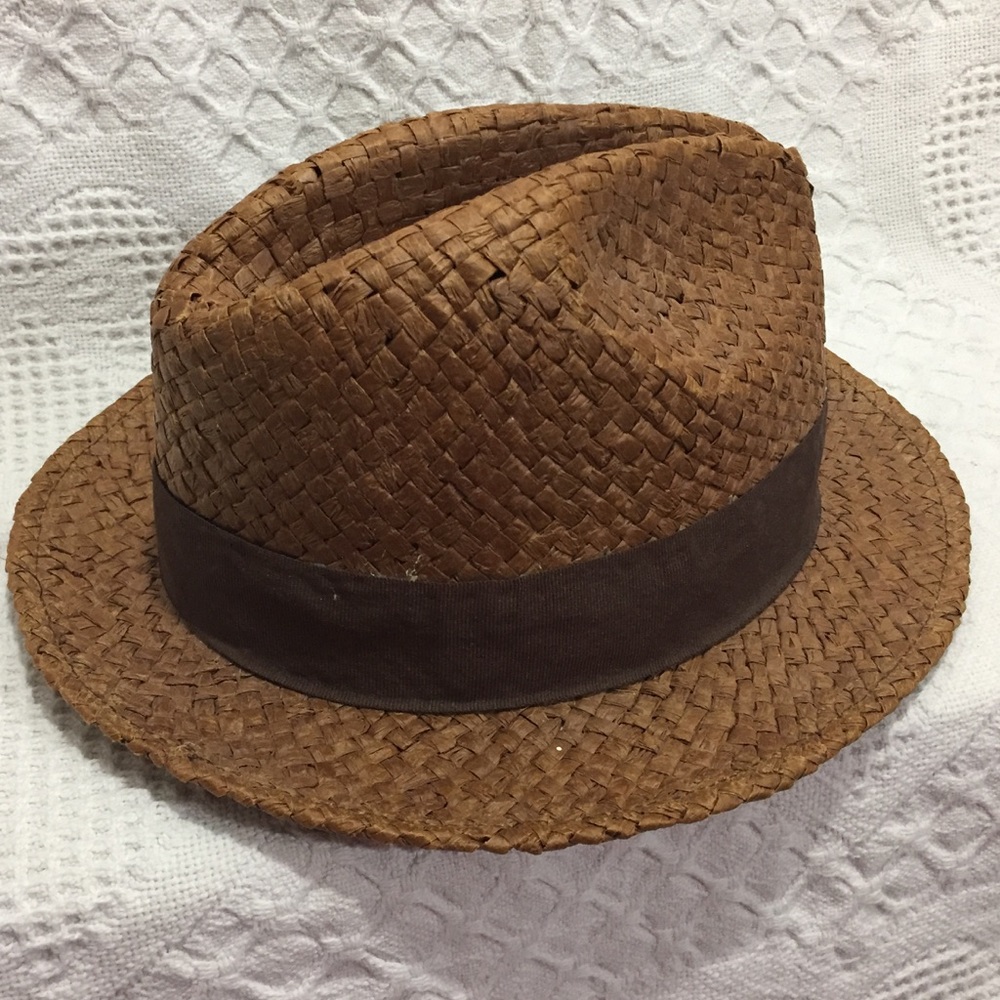 Perry Ellis Portfolio Hat Fadora Small 100% Paper