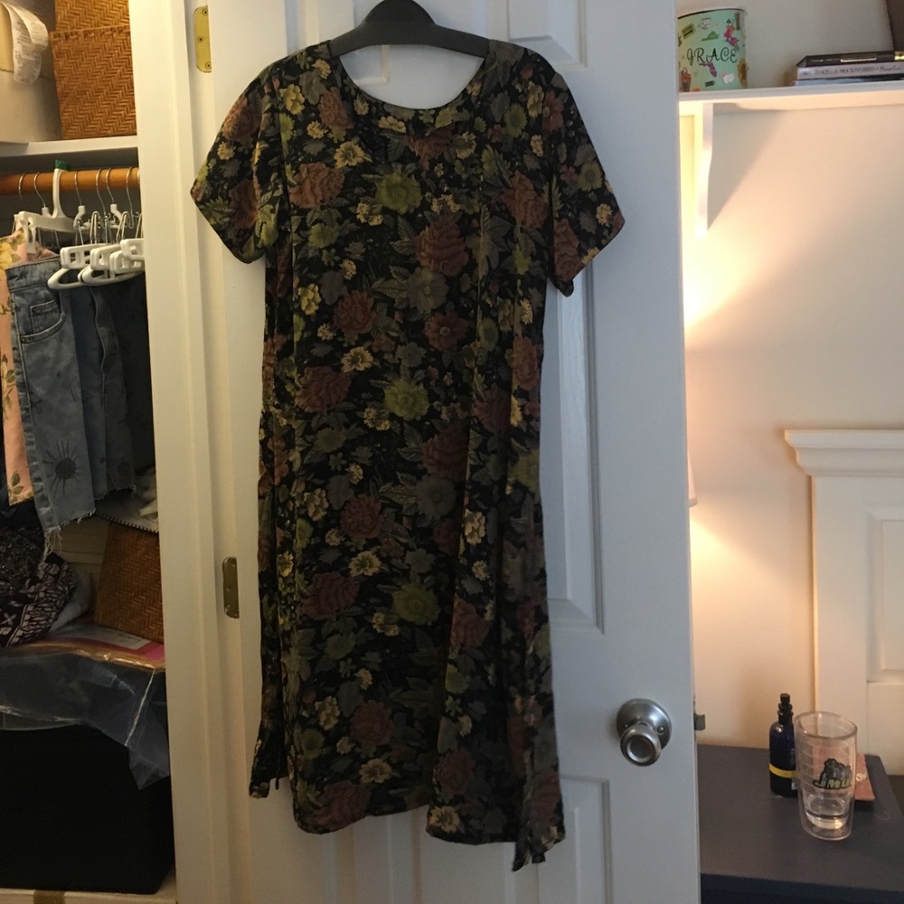flowy floral dress