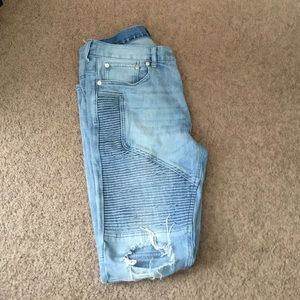 Pacsun 32x30 stacked skinny biker jeans