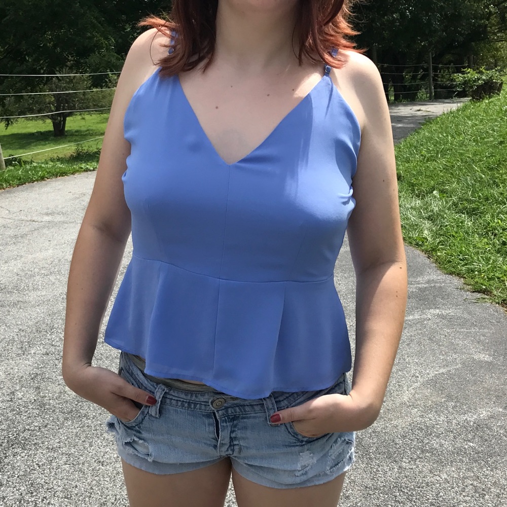 Forever 21 Open Back Blouse