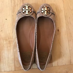 Tory Burch Aaden Cork Ballet Flats