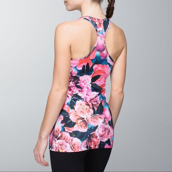 lululemon athletica Tops - Lululemon Secret Garden Cool Racer Back