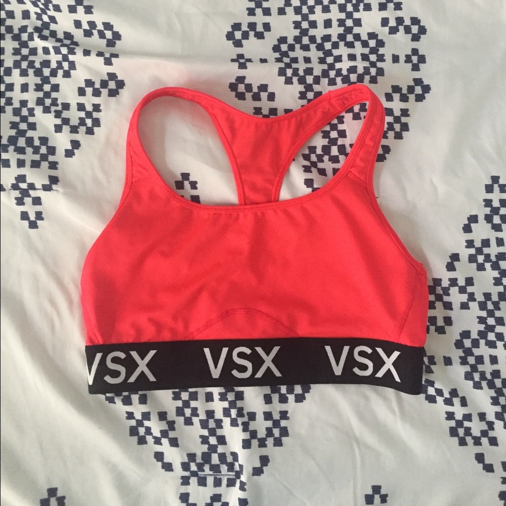 RED VSX Victoria's Secret Sports Bra - size M