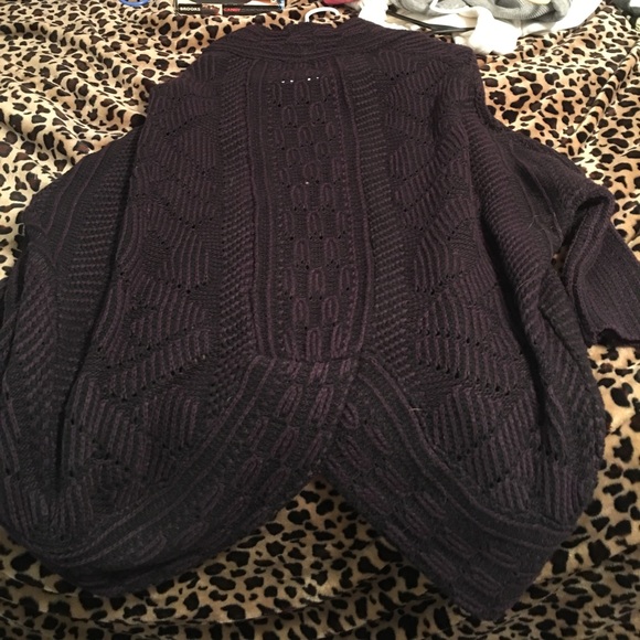 Purple and black sweater. - Picture 2 of 2