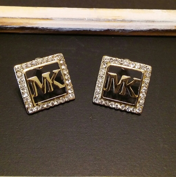 💕MICHAEL KORS MK EARRINGS💕 - Picture 1 of 1