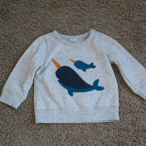 Gap Narwhal Crew Pullover Sweatshirt