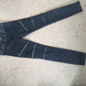 Pacsun stacked skinny biker jeans