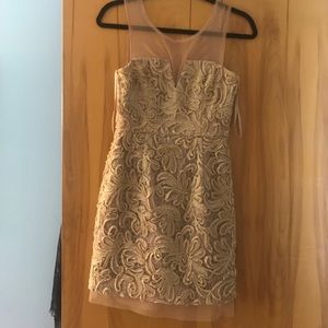 BCBG nude cocktail dress size 2 worn once