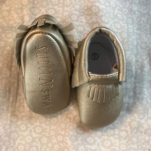 Gold Sweet N Swag Moccasins