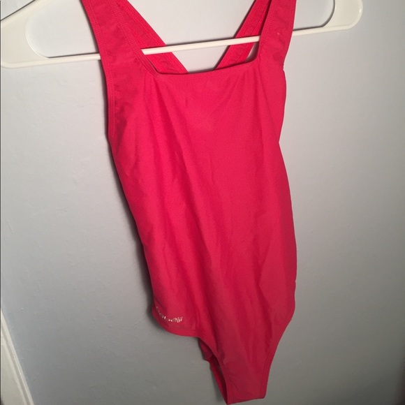 HOT PINK ONE PIECE EUROPEAN BRAND NWOT - Picture 1 of 2