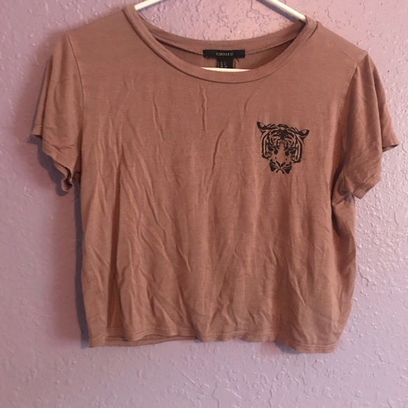 Forever 21 Tops - ‼️ LAST CHANCE Tiger Crop Top