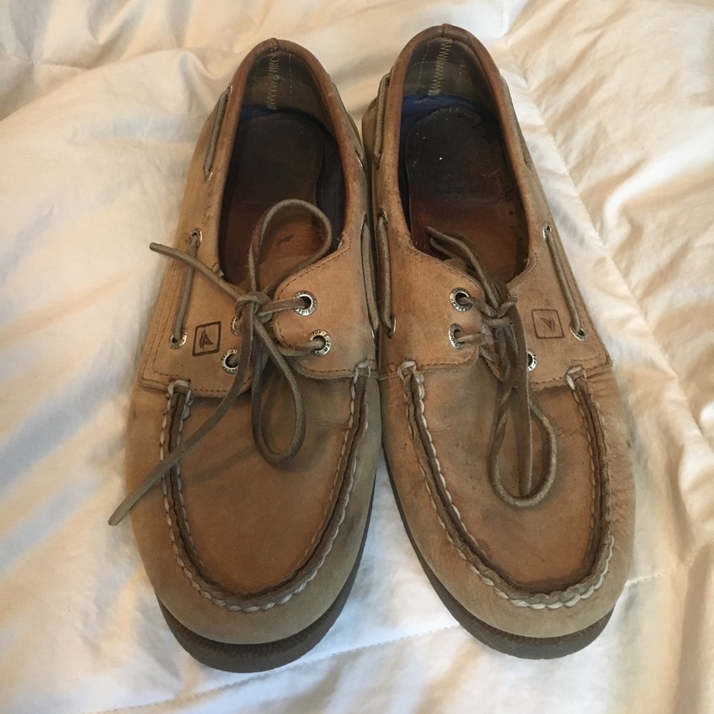 Leather Sperrys