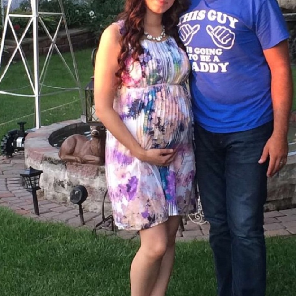 Floral Maternity Dress 🤰🏻