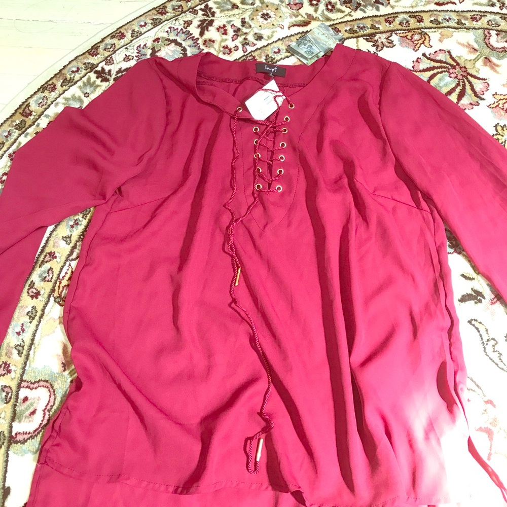 criss cross blouse
