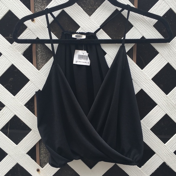 Brandy Melville Tops - Brandy Melville Crossover Crop Top