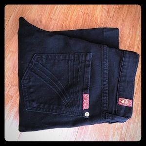 Seven / 7 for all Mankind Black Dojo Jeans