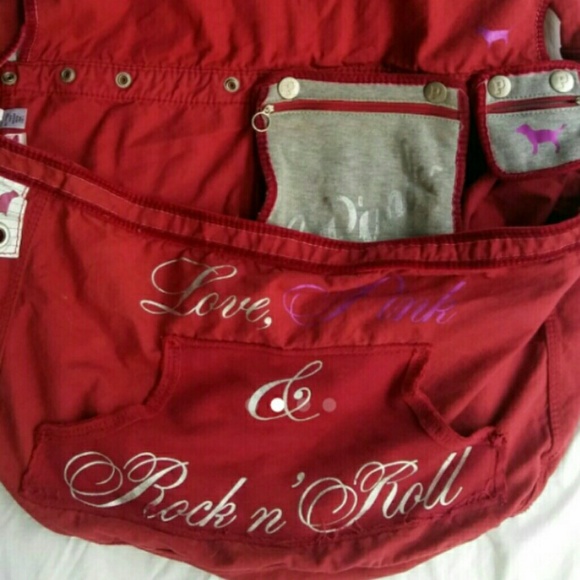 SOLD-VS Pink Overnight Bag XL Bag - Picture 4 of 5