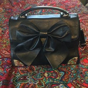 Oversized black tote