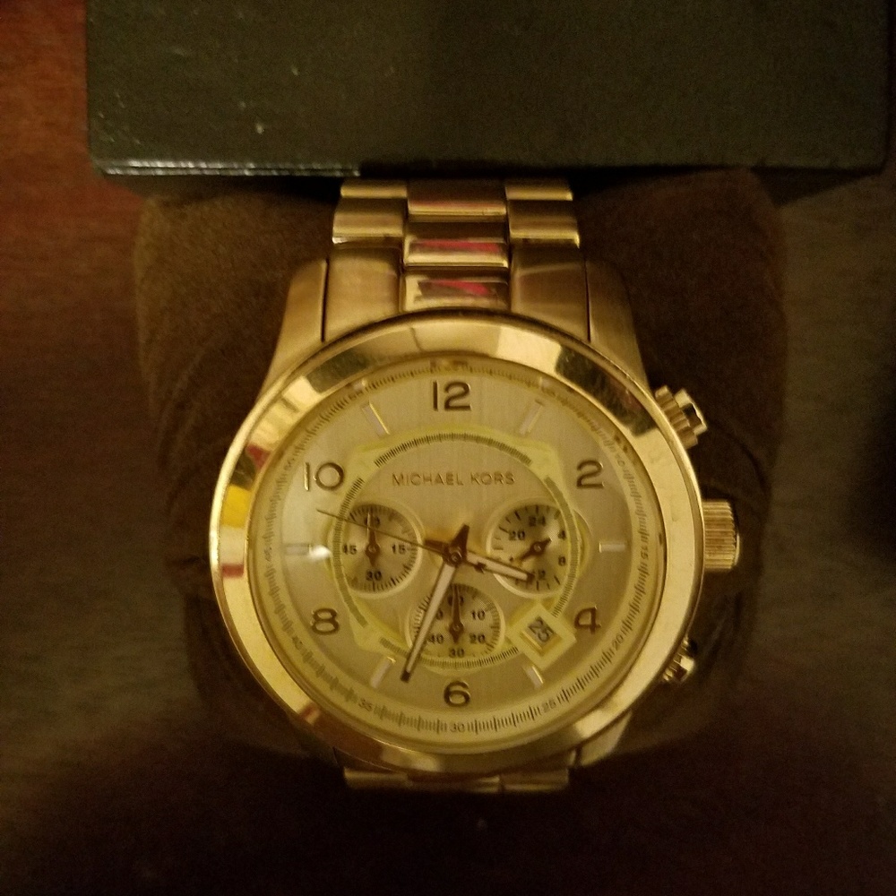 Michael Kors Men's Chronograph Runway Gold watch