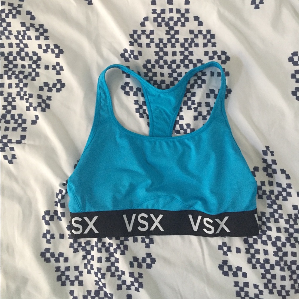 BLUE VSX Victoria's Secret Sports Bra - size M