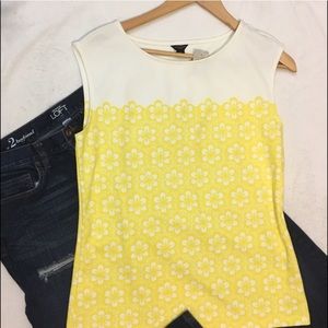 Yellow Sleeveless Blouse NWOT