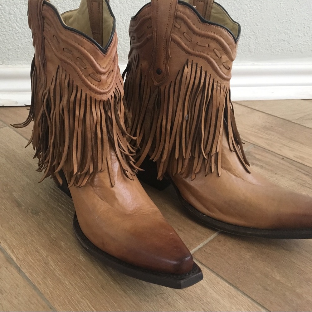 Corral Fringe Booties