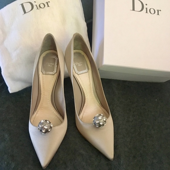 Christian Dior Disco Ball Pointed Toe Pumps - Picture 1 of 4