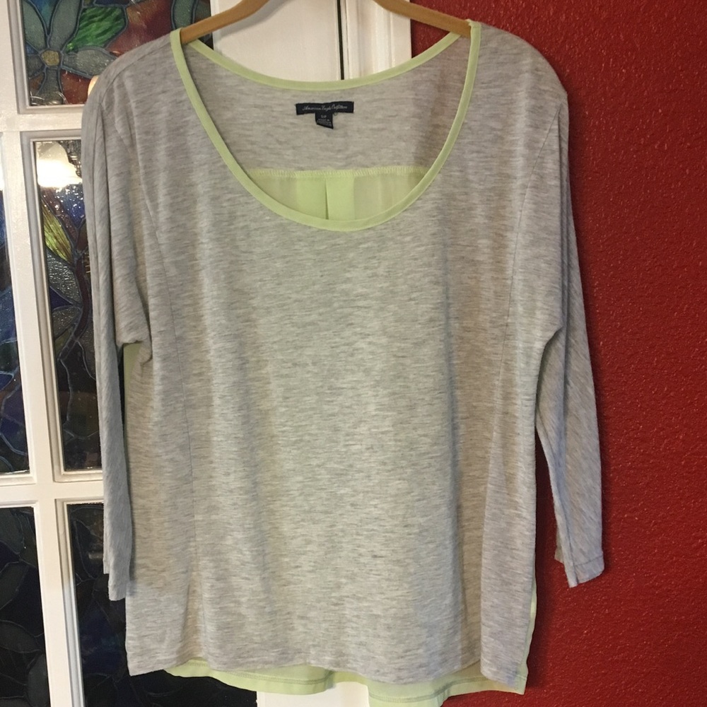Sheer back blouse