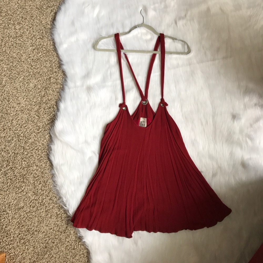 Free People red jumper
