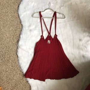Free People red jumper