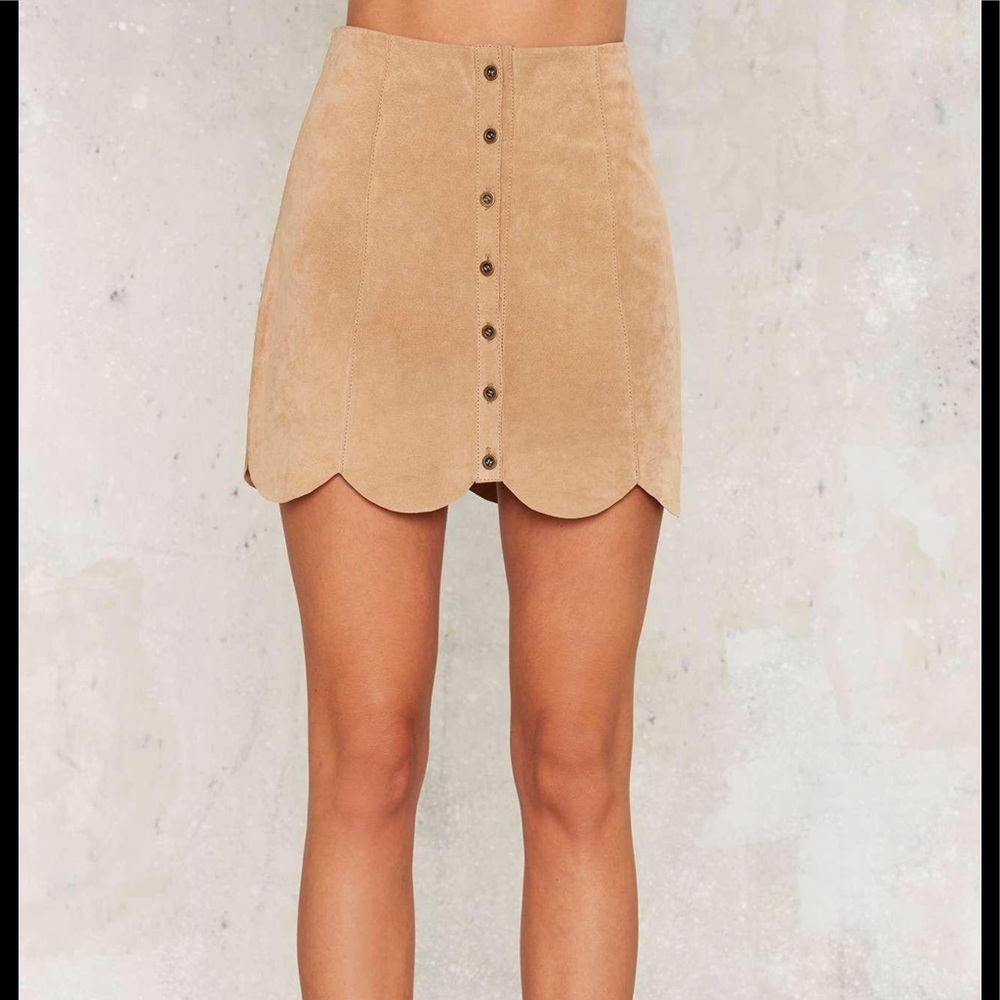 M-123 Noah suede mini skirt - Picture 4 of 5
