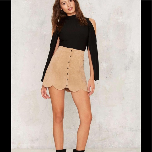 M-123 Noah suede mini skirt - Picture 5 of 5