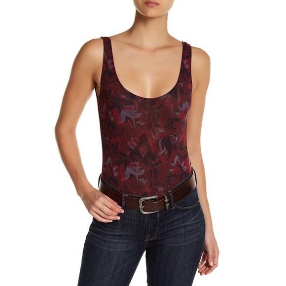 NWT Intimately Free People Printed Bodysuit - Picture 2 of 7