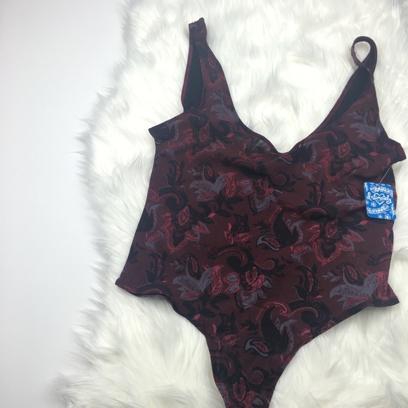 NWT Intimately Free People Printed Bodysuit - Picture 5 of 7